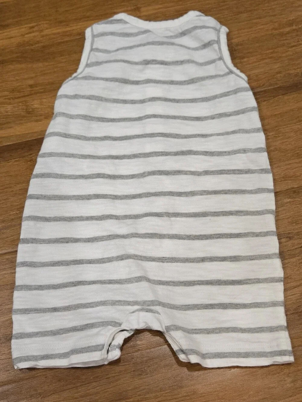 Gap Baby Striped Sleeveless Organic Cotton Romper